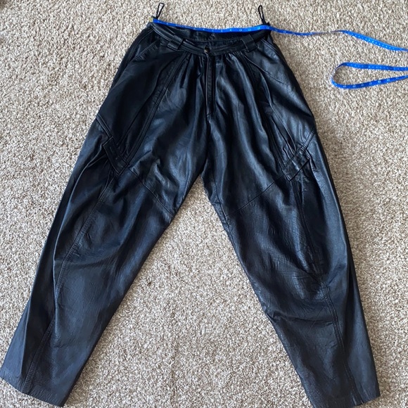 Leather pants EU38/M/ 8 - Picture 1 of 9